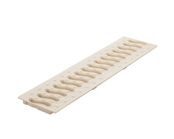 Plastic Grate Volna of Ivory Color 