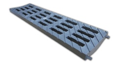 Grate From Reinforced Composite Plastic MEDIUM 100 of Metallic Color