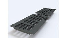 Cast Iron Slot Grate to Channels of 100 Series