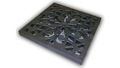 Plastic Decorative Grid of Metallic Color
