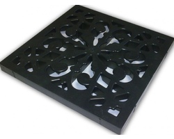 Plastic Decorative Grid of Black Color